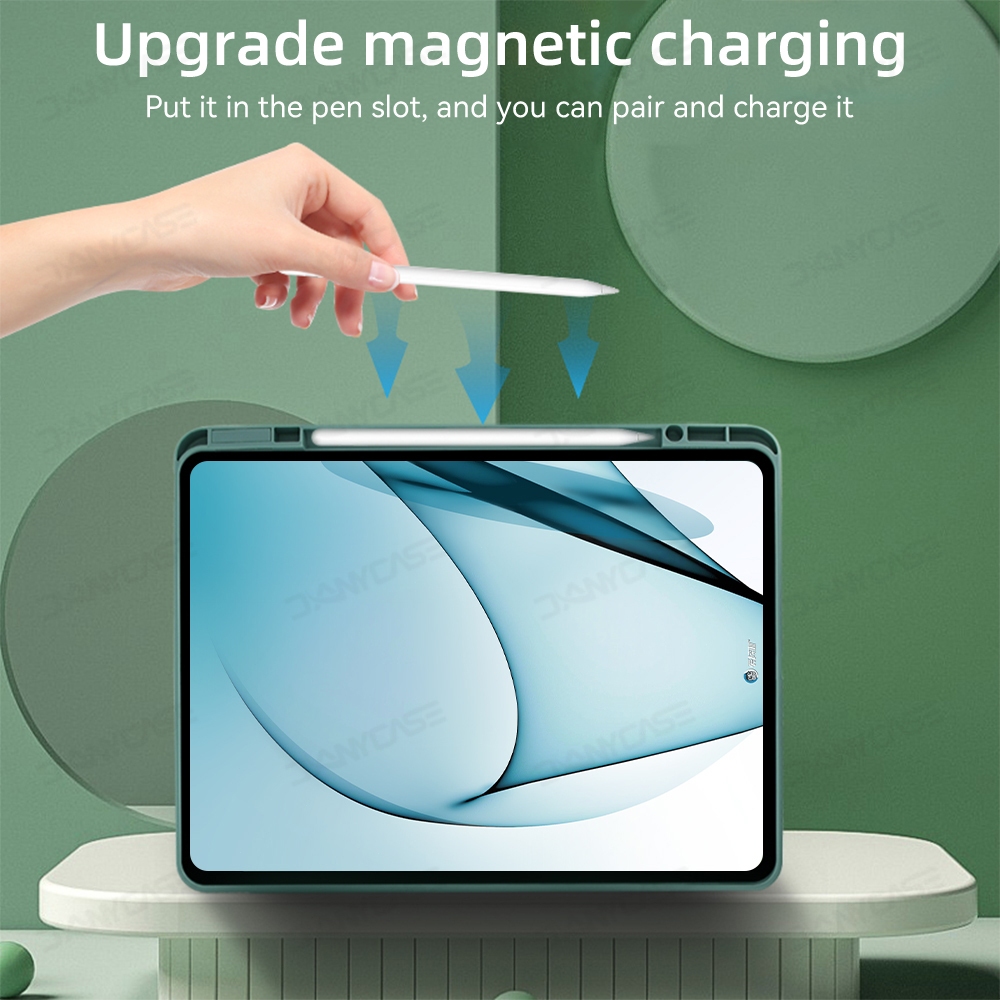 เคส พร้อมช่องใส่ปากกา สําหรับ Samsung Galaxy Tab Case A8 10.5 S6 Lite 10.4 นิ้ว P620 P625 2024 S7 S8 S9 11 S7 FE S7 S8 Plus S9 Plus 12.4 - รูปที่ 2