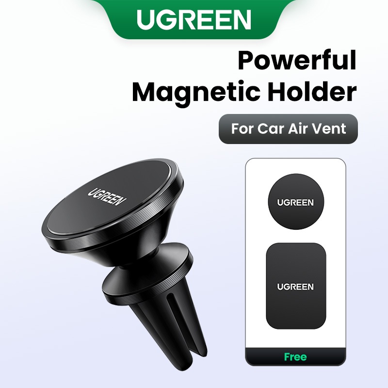 Ugreen ที่วางโทรศัพท์ในรถยนต์ แบบแม่เหล็ก แข็งแรงมาก ป้องกันการสั่นสะเทือน หมุนได้