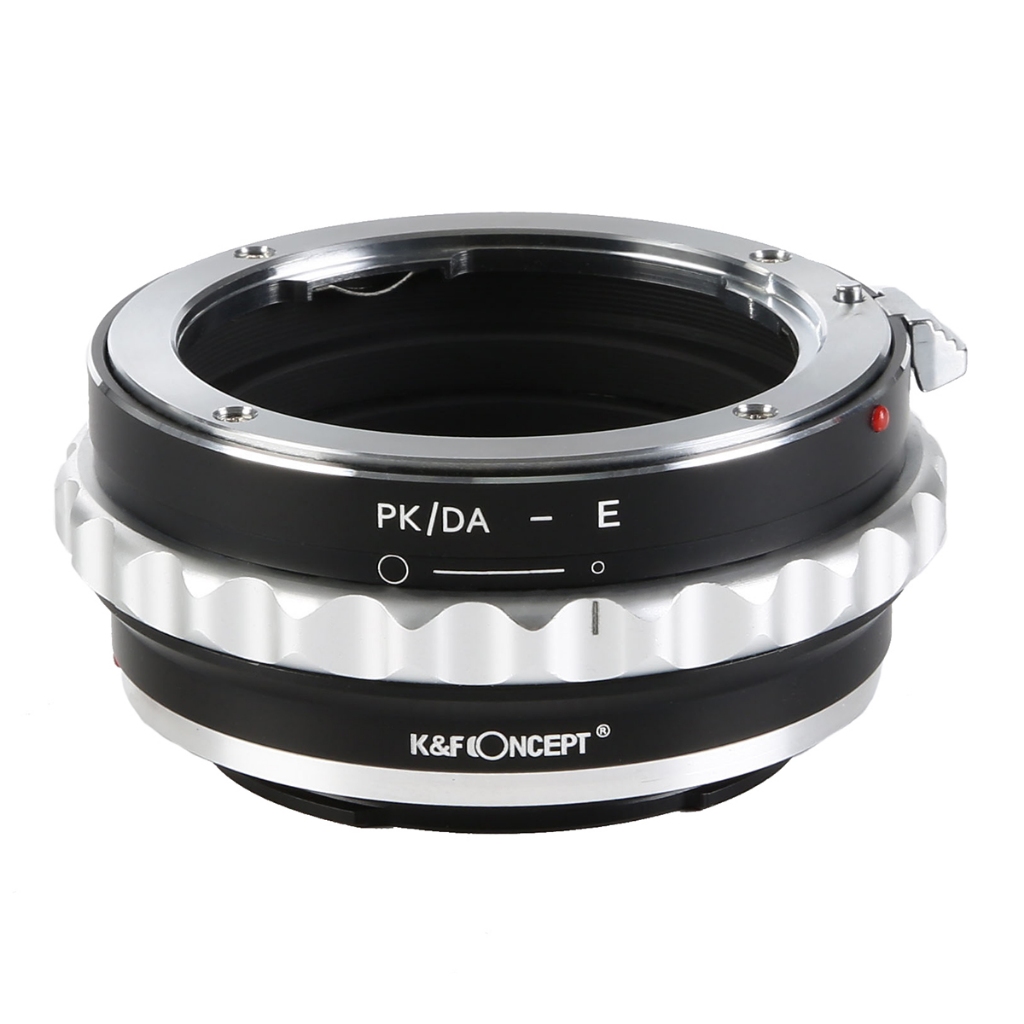 อะแดปเตอร์แนวคิด K&F สําหรับเลนส์ Pentax DA K ถึง Sony E Mount NEX A72 A9