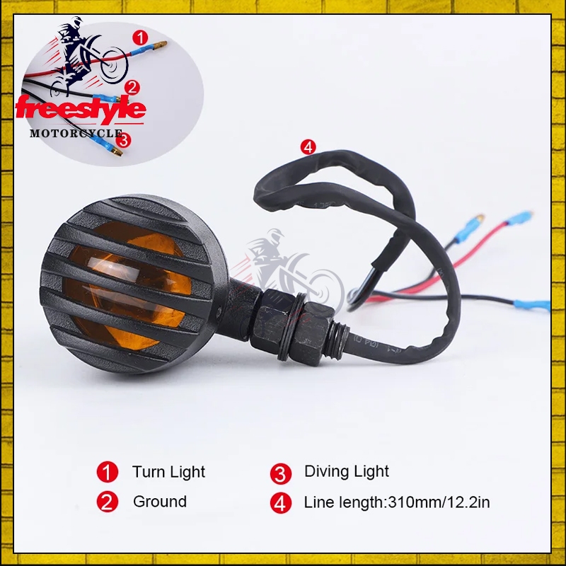 LED ไฟเลี้ยว ทรงตะแกรง 2 ชิ้น งานโลหะหนา เกรดพรีเมี่ยม โลหะหนาทั้งใบ ไฟเลี้ยวแต่ง ไฟเลี้ยวแต่ง - รูปที่ 6