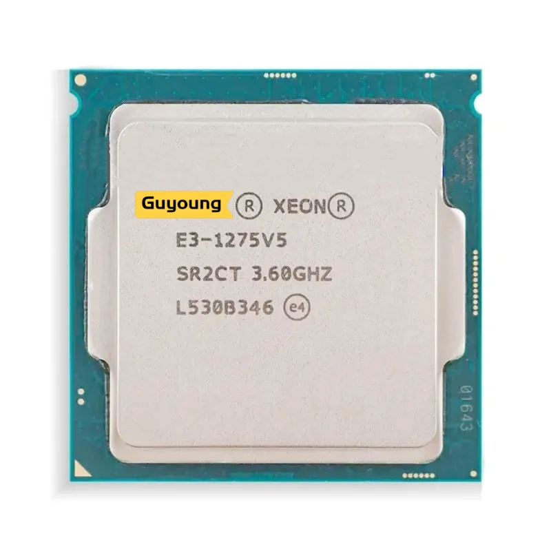 Yzx Xeon E3 1275V5 E3 1275 V5 E3-1275V5 E3-1275 V5 รองรับ CPU B150 3.60GHZ Quad-Core 8M Cache LGA1151 TPD 80W
