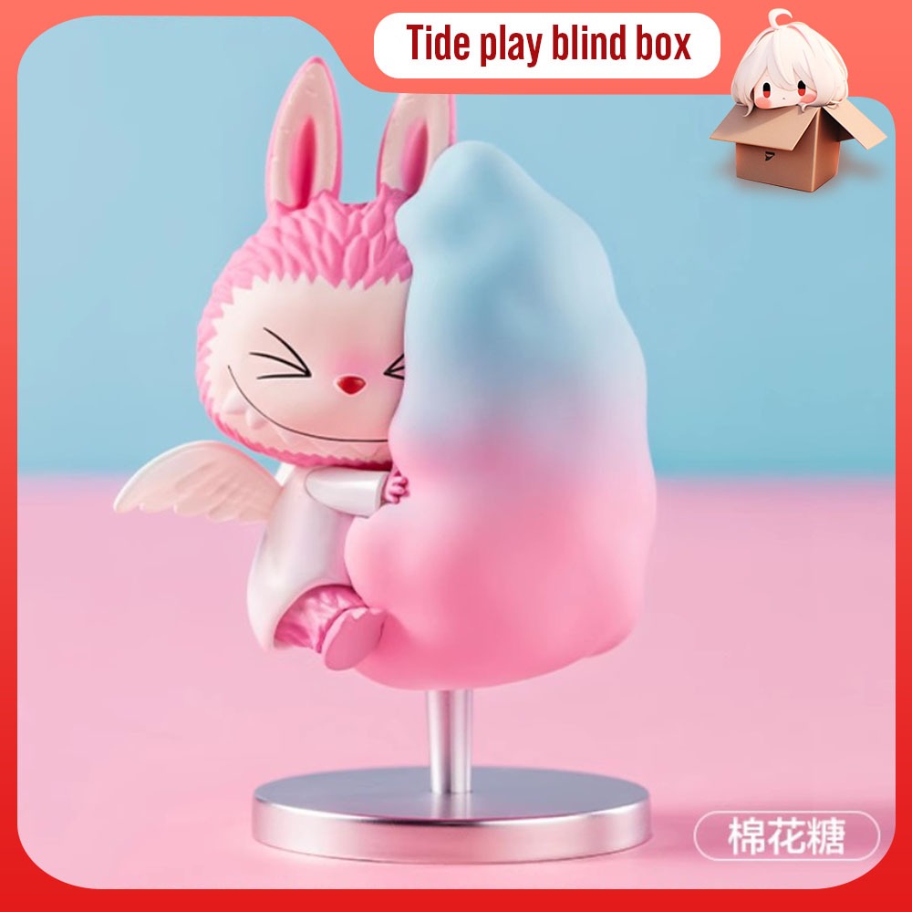 กล่องสุ่ม รูปมอนสเตอร์ labubu สไตล์เรโทร สําหรับใส่จัดเก็บลูกอม ของขวัญ