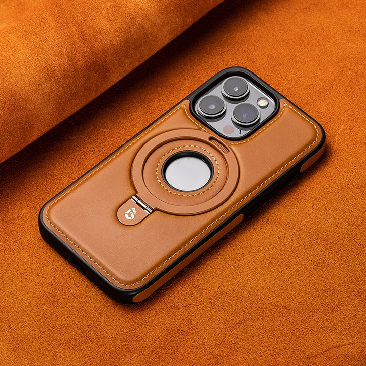 Strong Magnetic Metal Finger Ring Case สําหรับ iPhone 18 17 16 15 Pro Max 12 13 14 Pro Max Plus ปลอกหนังหรูหรา Hollow ยี่ห้อธุรกิจ Kickstand Cover สนับสนุนไร้สายชาร์จ