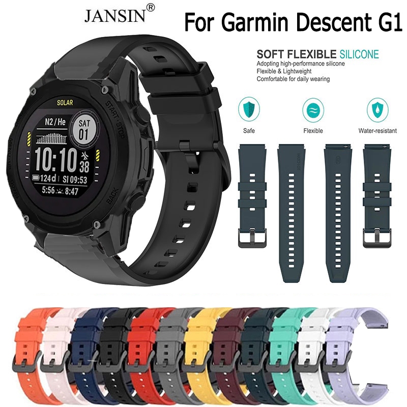 สาย Garmin Descent G1 สายนาฬิกาข้อมือซิลิโคน สําหรับ Garmin Descent G1 สาย นาฬิกาสมาร์ท garmin desce