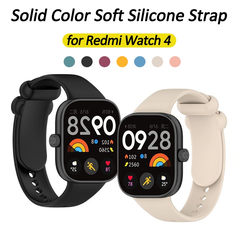 สายนาฬิกาข้อมือซิลิโคน แบบนิ่ม สําหรับ Redmi Watch4 Xiaomi Mi Band 8Pro