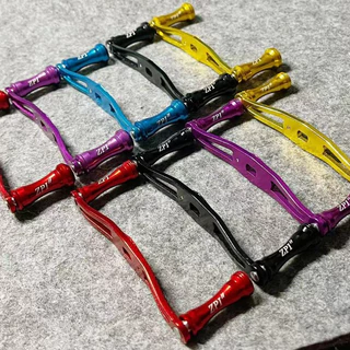 110 มม. สำหรับ ZPI daiwa / Abu / Shimano น้ำหยดล้อโลหะแกว่งแขนโลหะลูกบิดอุปกรณ์ตกปลา DIY Fishing Road daiwa pr100