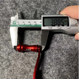 110 มม. สำหรับ ZPI daiwa / Abu / Shimano น้ำหยดล้อโลหะแกว่งแขนโลหะลูกบิดอุปกรณ์ตกปลา DIY Fishing Road daiwa pr100
