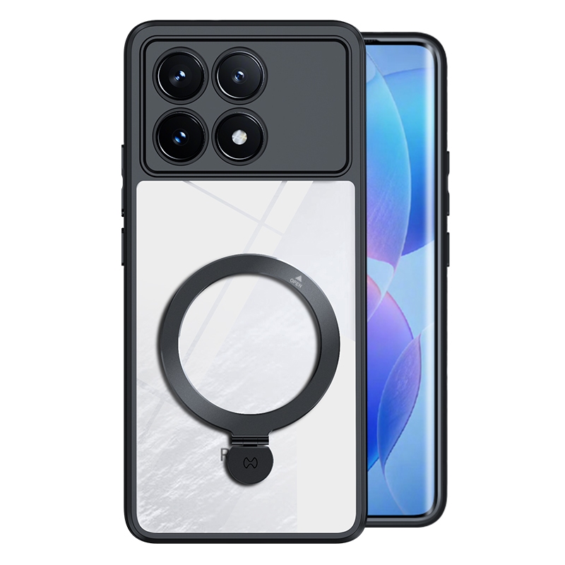Xundd Poco F6 Pro/Redmi K70/K70 Pro กรณีโปร ่ งใสแม ่ เหล ็ กกันกระแทกกันน ้ ําชุดสําหรับ Redmi K70/K70 Pro