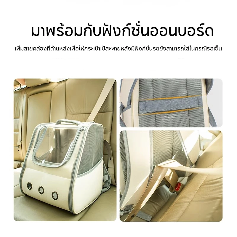 P&P:กระเป๋าแมว สัตว์เลี้ยง กระเป๋าแมว สุนัข พกกาสัตว์เลีี้ยง สะพายสุนัขและแมวกระเป๋าใส่สัตว์เลี้ยง เดินทางแมว thumbnail 5