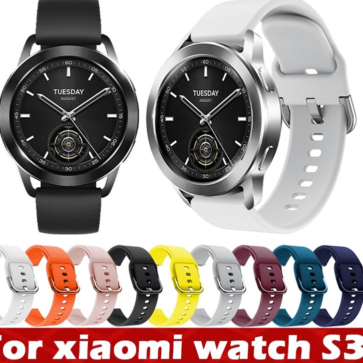 สําหรับ xiaomi watch s3 สายสมาร์ทวอทช์ สายนาฬิกา s3 mi watch s3 สายสปอร์ต สายซิลิโคน สายสปอร์ต สายสมาร์ทวอทช์ สร้อยข้อมือ ไม่มีเคส อะไหล่อุปกรณ์เสริม
