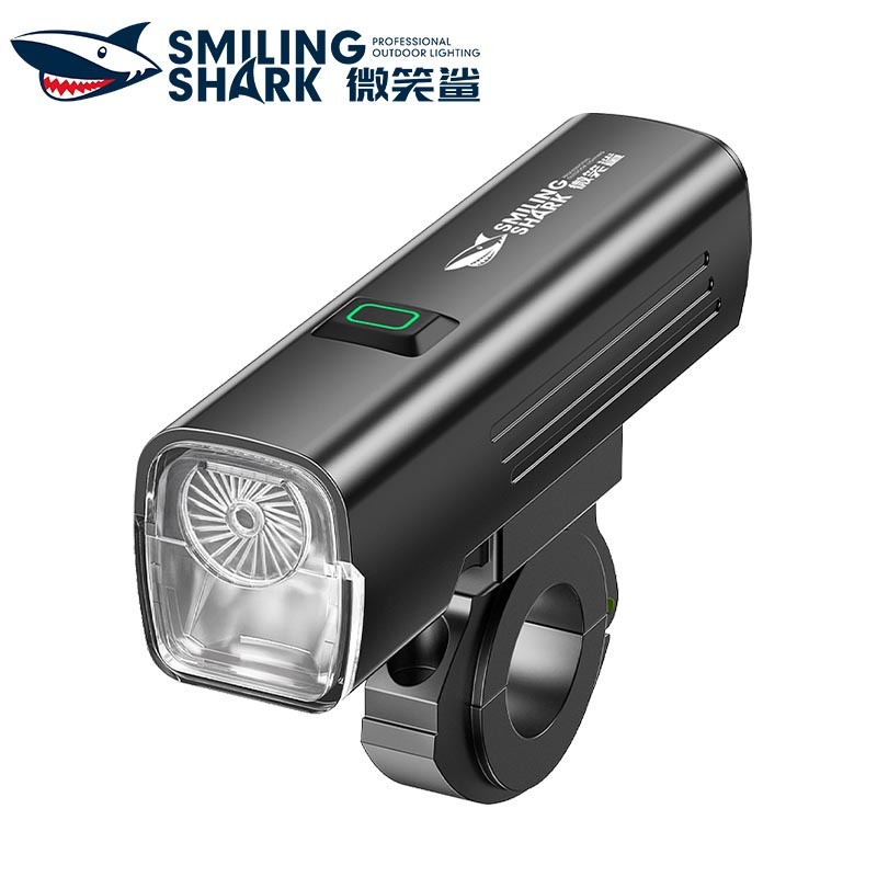 Smilingshark SD7124 ไฟจักรยาน ซุปเปอร์ไบรท์ 4500lm โคมไฟขี่กลางคืน Type-C ไฟฉายคาดหัวจักรยานแบบชาร์จไฟได้ 4 โหมดกันน้ำสำหรับการขี่จักรยานตอนกลางคืน