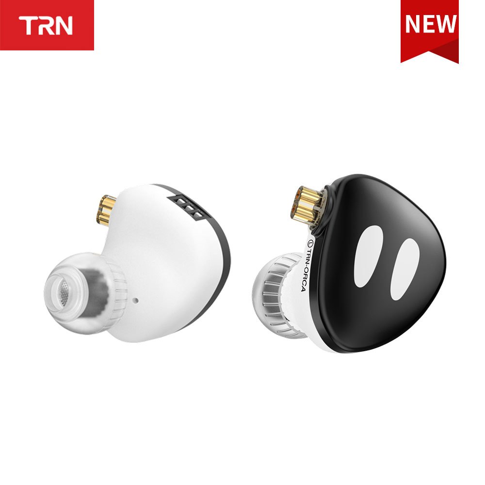 Trn ORCA HIFI หูฟังไดนามิก วงจรแม่เหล็กคู่ ไดอะแฟรม LTC หูฟังแบบมีสาย