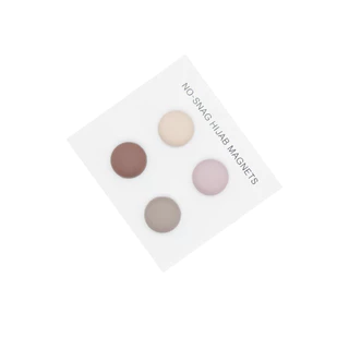 Macaron สีเข็มกลัด Pin ชุด 4 ชิ้น Multi-ใช้ Hijab Party ของขวัญ AccessoriesSolid 4 ชิ้น
