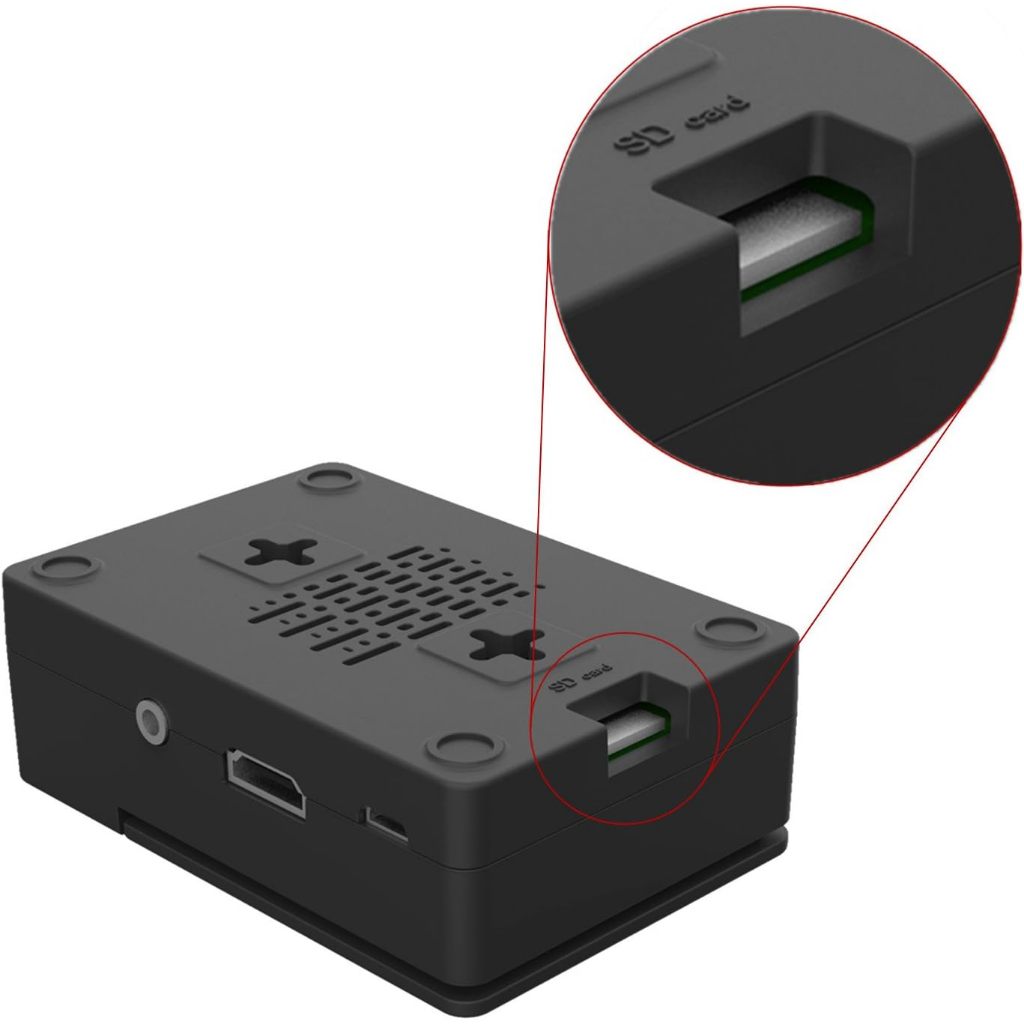 เคส 52Pi สําหรับ Raspberry Pi 3 Model B+ (B Plus) พร้อมพัดลมระบายความร้อน และฮีทซิงค์ 3 ชิ้น สําหรับ Raspberry Pi 3/2 Model B (สีดํา)