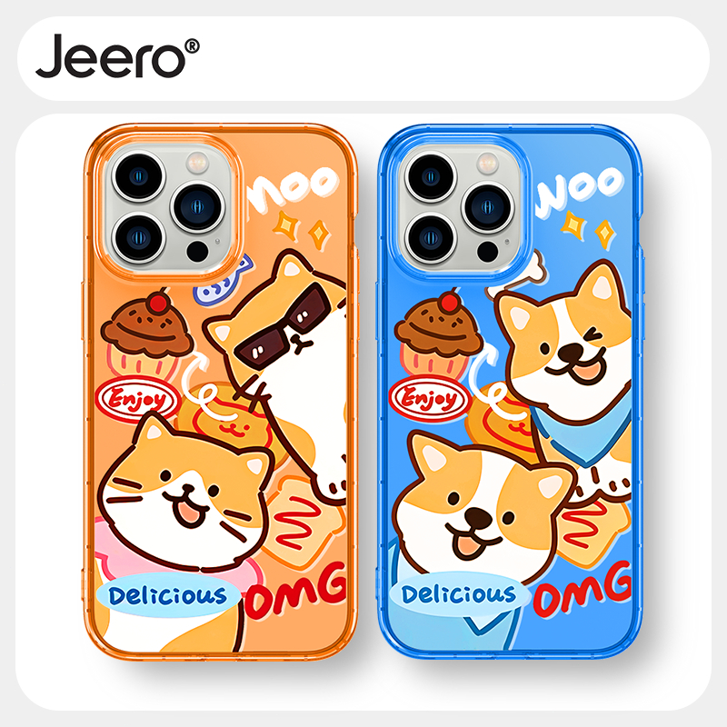 Jeero เคสคู่ เคสไอโฟน คู่รัก กันกระแทกซิลิโคนนุ่มใสการ์ตูนน่ารักตลก เคสโทรศัพท์ Compatible for iPhone 16 15 14 13 12 11 Pro Max SE 2020 X XR XS 8 7 Plus พลัส HFF3790