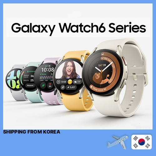 【ใหม่】Samsung Watch นาฬิกา สมาร์ทวอทช์ Samsung Galaxy Watch 6 40 มม. 44 มม. เชื่อมต่อบลูทูธ กันน้ํา วัดอัตราการเต้นหัวใจ ความดันโลหิต ติดตามการออกกําลังกาย รองรับ Android IOS สมาร์ทวอทช์ HD