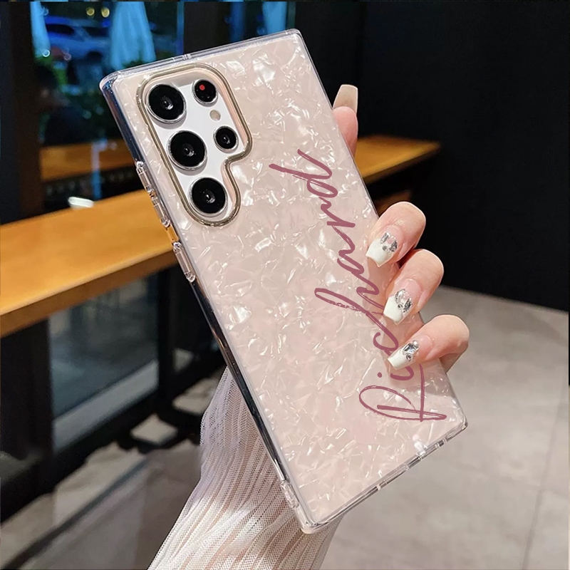 ใหม่ เคสโทรศัพท์มือถือ ลายชื่อ สําหรับ Samsung S24 S23 S22 Ultra Galaxys S23 S24 S22 Plus