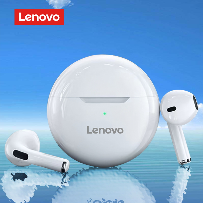 Lenovo Pro6 TWS หูฟังบลูทูธไร้สาย พร้อมไมโครโฟน สําหรับ Airpods