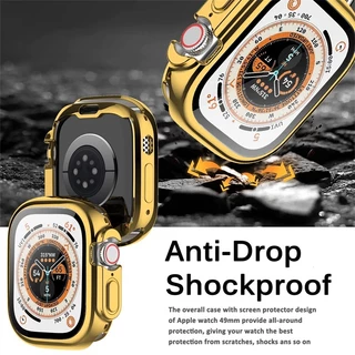 สําหรับ apple watch series 11/10 46 มม.42 มม.7 6 SE 5 4 3 2 1tpu ป้องกันหน้าจอสําหรับ iwatch 45mm41 มม.44 มม.40 มม.Transparnt กรณี