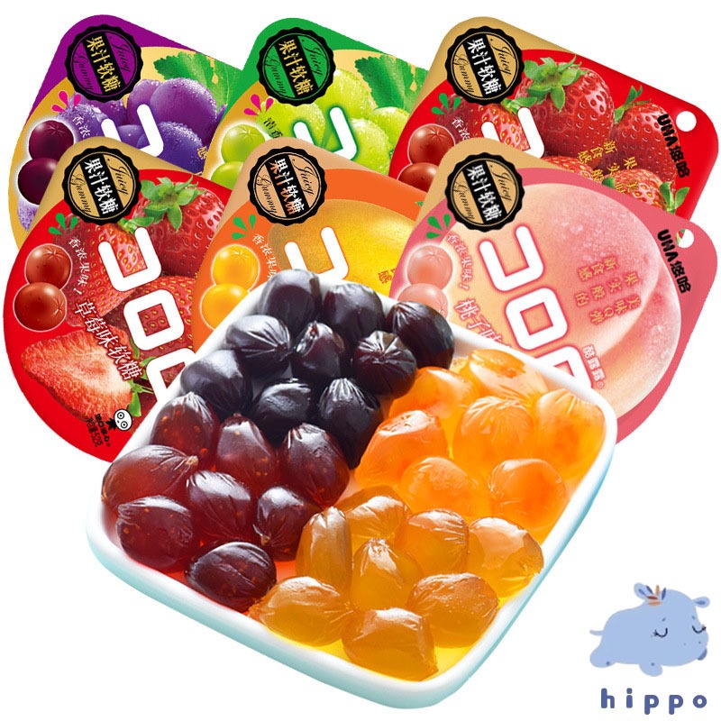 เยลลี่UHA เยลลี่ผลไม้แท้ UHA GUMMY FRUIT JUICE CORORO【Hippobaby20】