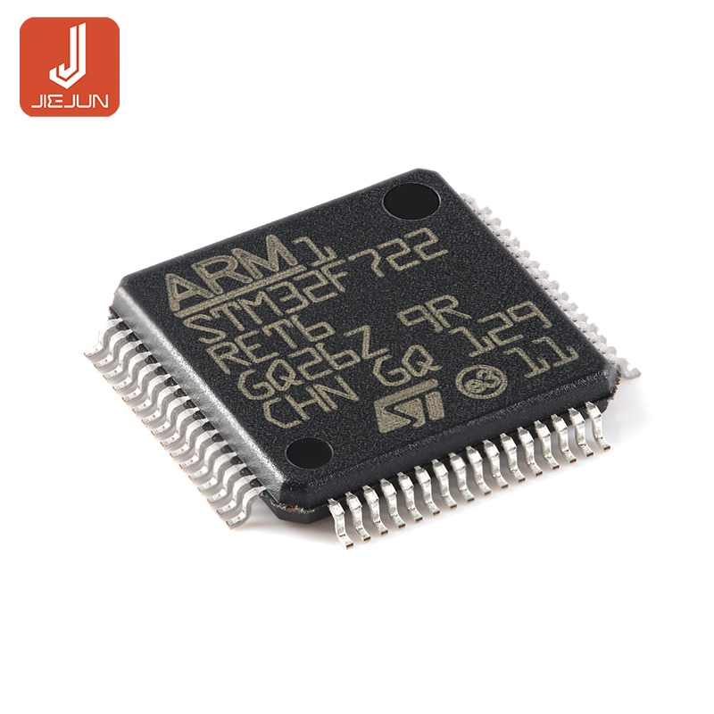 ชิปวงจรรวม ไมโครคอนโทรลเลอร์ STM32F722 STM32F722RET6 LQFP-64 ARM Cortex-M7 32-bit -MCU