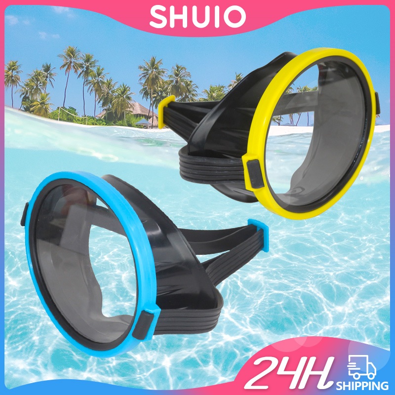 Shuio หน้ากากดําน้ํา สเตนเลส สําหรับเด็ก แว่นตาว่ายน้ํา ชายหาด หน้ากากดําน้ํา แว่นตาดําน้ํา