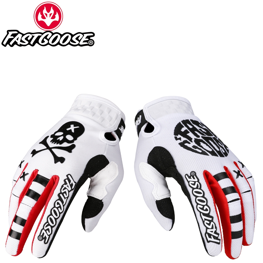 Fastgoose 2023 ถุงมือขี่จักรยานยนต์ ออฟโร้ด กลางแจ้ง ถนน เร็ว ทนต่อการสึกหรอ ดูดซับเหงื่อ ถุงมือบาง