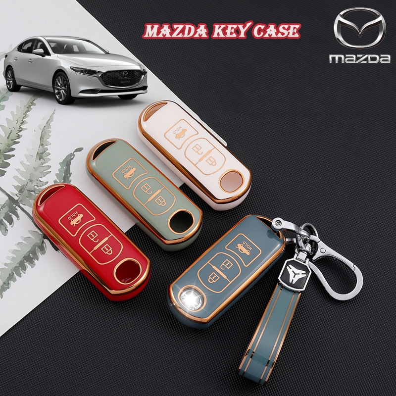 เคสกุญแจรีโมทรถยนต์ สําหรับ mazda 2 Mazda3 Mazda6 CX-3 XC-4 XC-5 XC-6 CX-30 CX-8