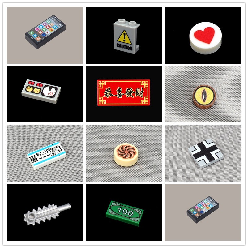 โทรศัพท์สําหรับ minifigures ของเล่นโมเดลแดชบอร์ด MOC Mini Accessories ของเล่นเด็ก