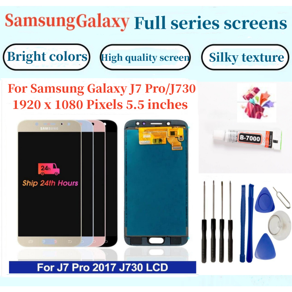 อะไหล่หน้าจอ Lcd สําหรับ Samsung Galaxy J7 Pro 2017 SM-J730