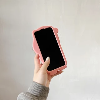 สําหรับIphone Case 17 Pro Max 16 Pro Max 15 Pro Max 14 Pro Max 3D Stereoscopic Bangs LOOPYซิลิโคนนุ่มกรณี