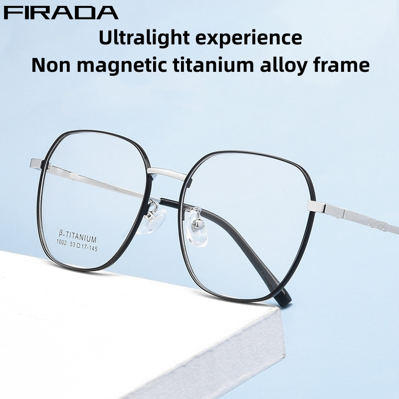 Firada 2023 ใหม่ แว่นตาแฟชั่น กรอบแว่นออปติคอล ทรงสี่เหลี่ยม สไตล์เรโทร สําหรับผู้ชาย และผู้หญิง 1002TH