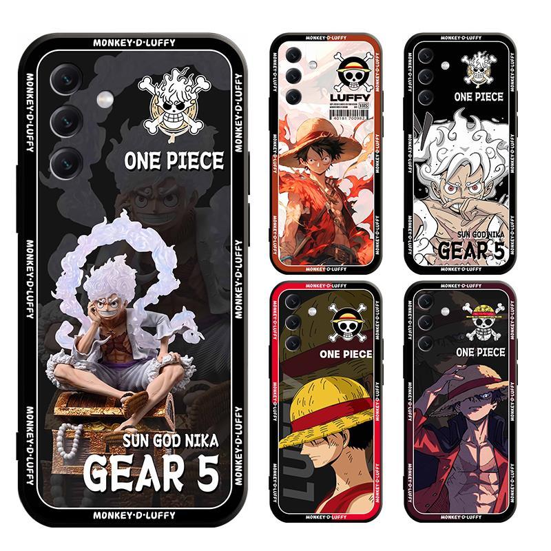 เคส samsung S22 S23 S24 PLUSPRO ULTRA FE โทรศัพท์มือถือแบบนิ่ม ลายลูฟี่ onepiece สําหรับ