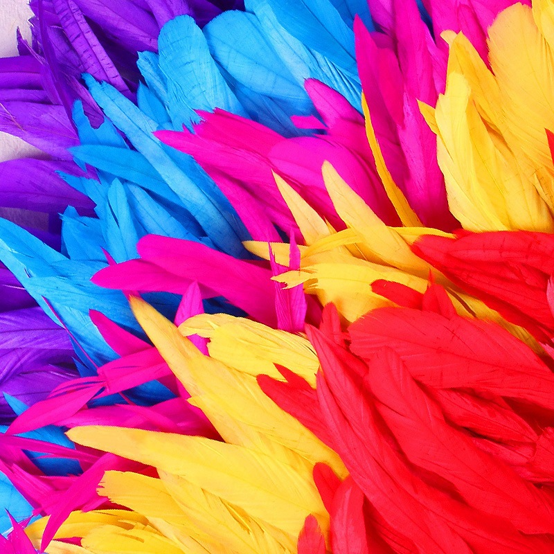 ริบบิ้นขนนก ขนาด 20-25 ซม. 8-10 นิ้ว คุณภาพสูง 2 เมตร สําหรับตกแต่งเสื้อผ้า งานแต่งงาน งานรื่นเริง - รูปที่ 3