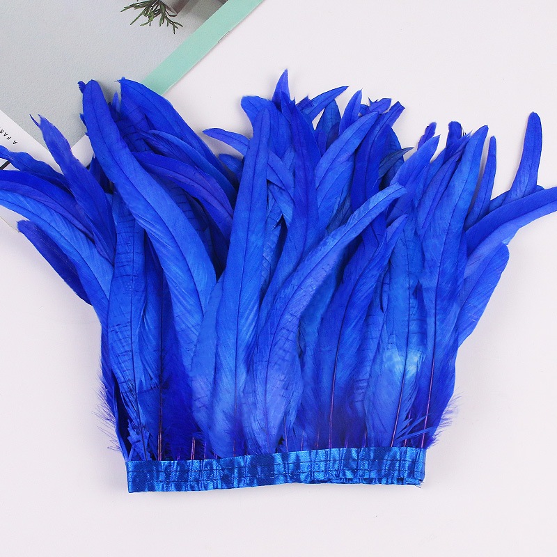 ริบบิ้นขนนก ขนาด 20-25 ซม. 8-10 นิ้ว คุณภาพสูง 2 เมตร สําหรับตกแต่งเสื้อผ้า งานแต่งงาน งานรื่นเริง - รูปที่ 7