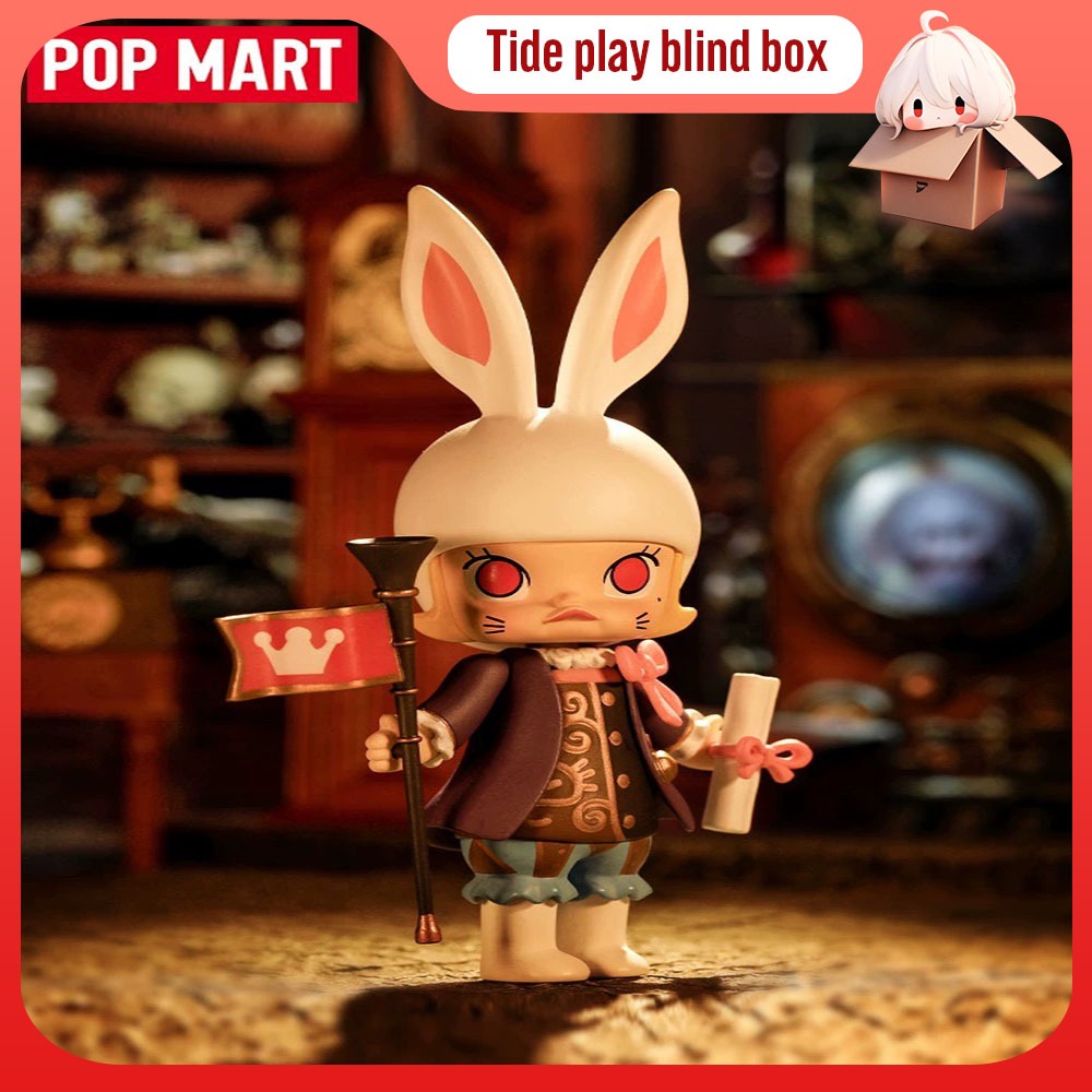 ชุดกล่องสุ่ม ตุ๊กตาแพนด้า Molly PAM Molly POPMART Molly Steampunk สไตล์ตะวันตก สําหรับเด็กผู้หญิง