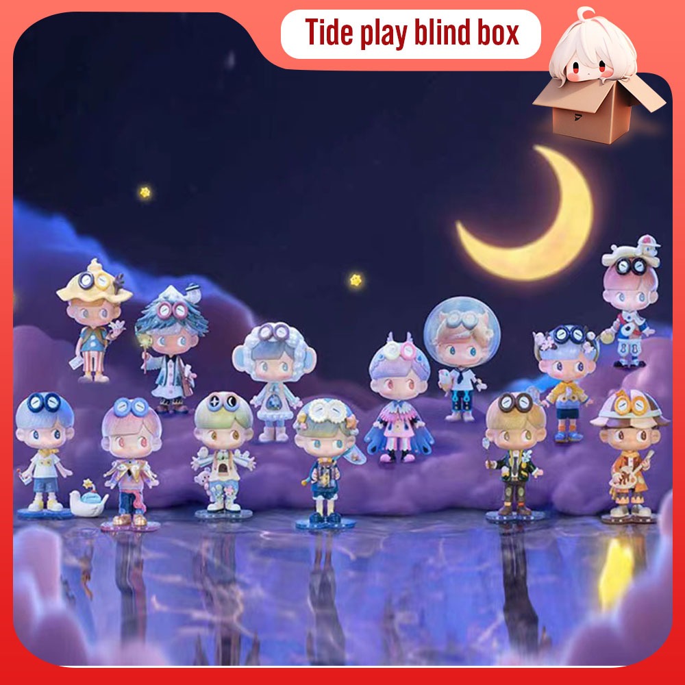 POPMART LiLiOS City Wild Boy Wild City Boy กล่องตาบอดสไตล์เลือกของเล่นน่ารัก Lilios City Wild B