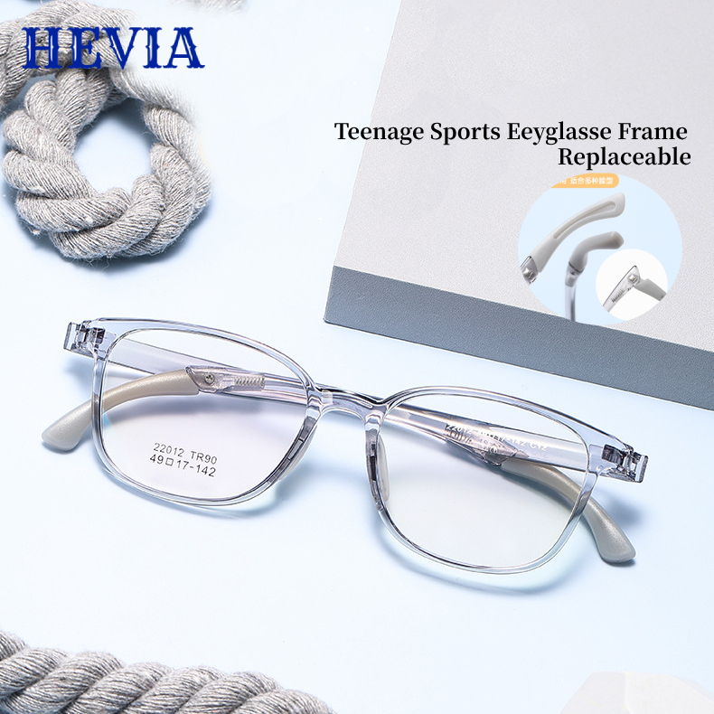 Hevia กรอบแว่นตาเด็ก ซิลิโคนนุ่ม จมูก พร้อมสายตาสั้น น้ําหนักเบาพิเศษ น่ารัก กันลื่น สามารถเปลี่ยนเล