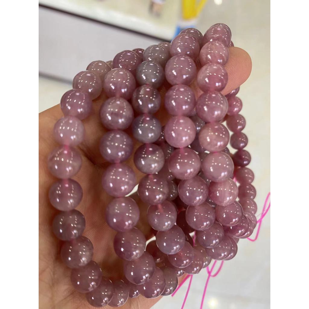 เหมืองเก่ามาดากัสการ์ม้าสีม่วงสีชมพูคริสตัลสีชมพูสีม่วง