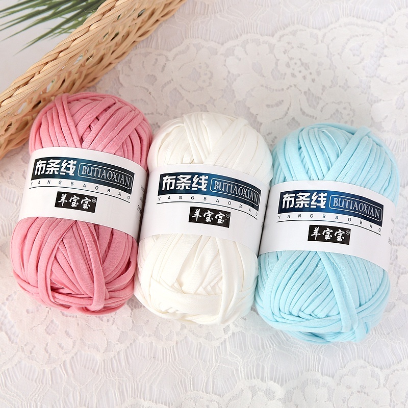 ไหมพรม ถักโครเชต์ ปักไหมพรม ไหมพรมแฟนซี ถักนิตติ้ง DIY 100g แผ่นปักไหมพรม ไหมพรมฝ้าย