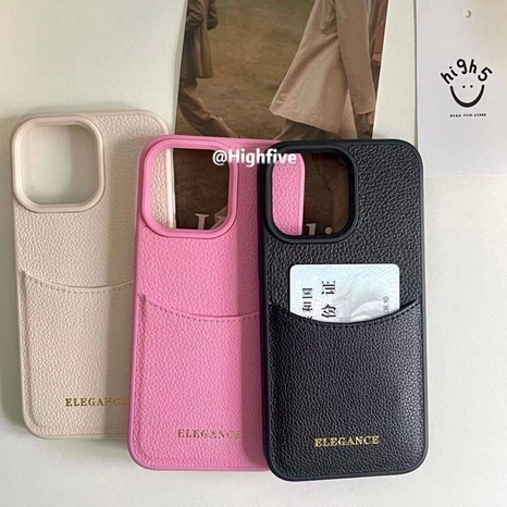 หรูหรา ความสง่างาม สไตล์สุภาพสตรีกระเป๋า ไอโฟน กรณีที่มีช่องเสียบการ์ดสําหรับ ไอโฟน 17 16 15 โปรแม็กซ์ 12 13 14 มือโปร สูงสุด หนัง ปู่ ปลอกใส่โทรศัพท์กันกระแทกผู้หญิงผู้ชายฝา