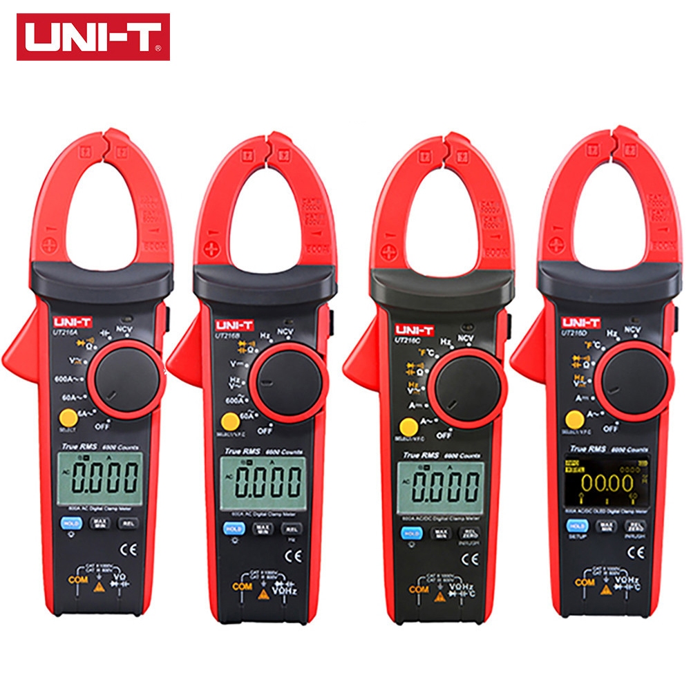 Uni-t UT216A UT216C UT216D เครื่องวัดมัลติมิเตอร์ดิจิทัล AC DC 600A 1000V