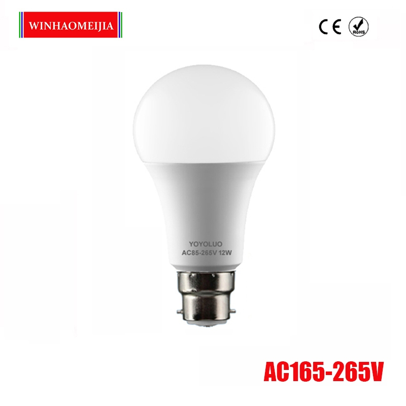 หลอดไฟ Led B22 AC 220V SMD2835 3W 5W 6W 7W 9W 12W 15W 18W 21WLED ประหยัดพลังงาน สีขาวอบอุ่น สําหรับก
