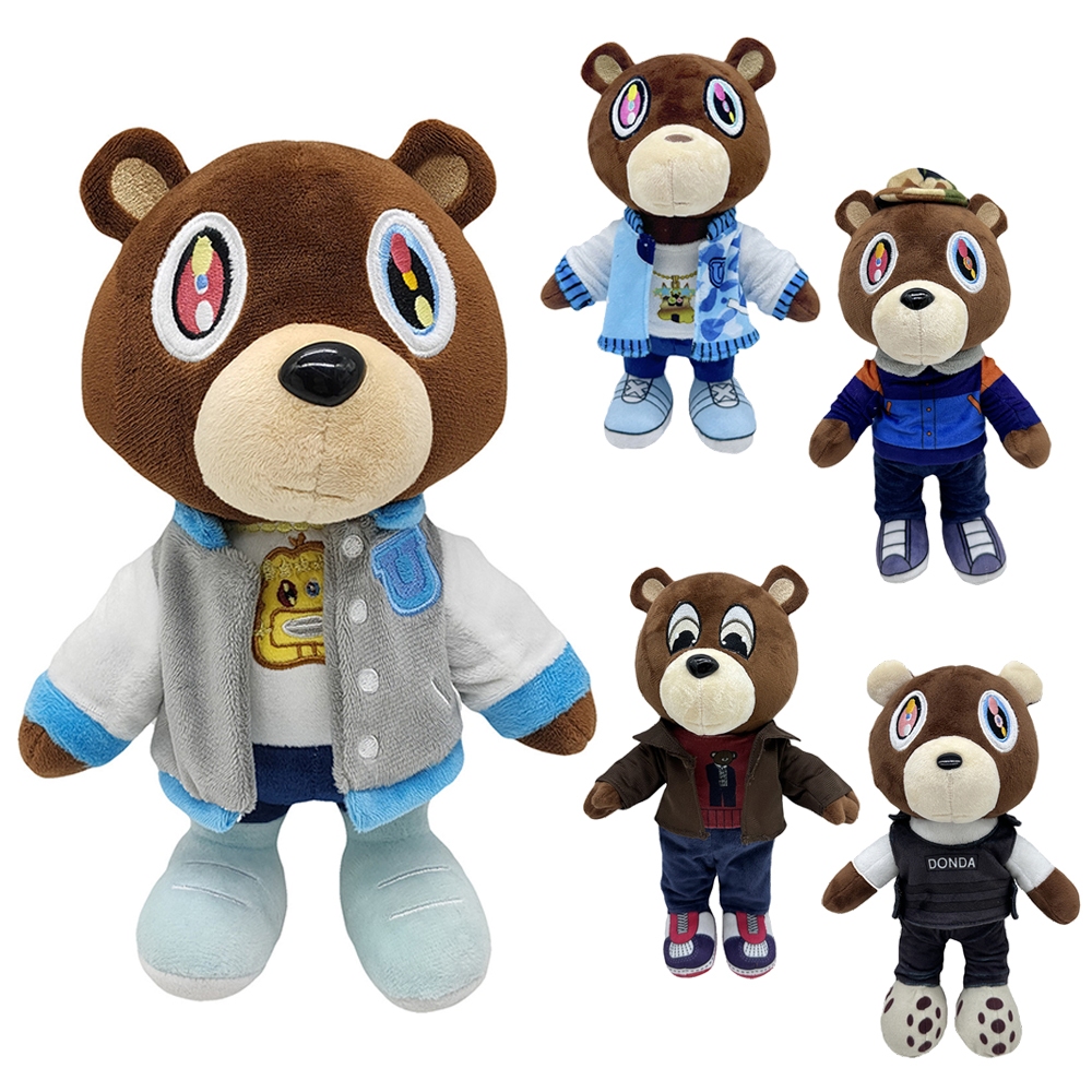ตุ๊กตาหมี Kanye West Teddy Bear ขนาด 30 ซม. สําหรับตกแต่งห้อง