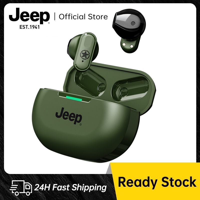 Jeep JP-EW011 หูฟังบลูทูธไร้สาย HiFi HD Call ลดเสียงรบกวน จับคู่เร็วหูฟังบลูทูธ พร้อมไมโครโฟน