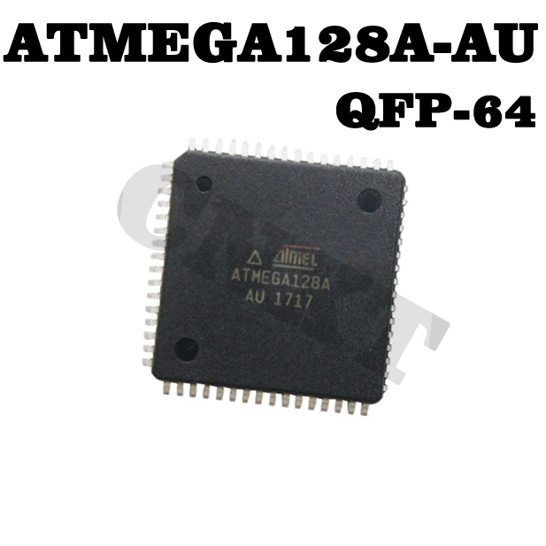 1 ชิ้น ATMEGA128A-AU ATMEGA128A ไมโครคอนโทรลเลอร์ 8 บิต AVR QFP -64 Smd