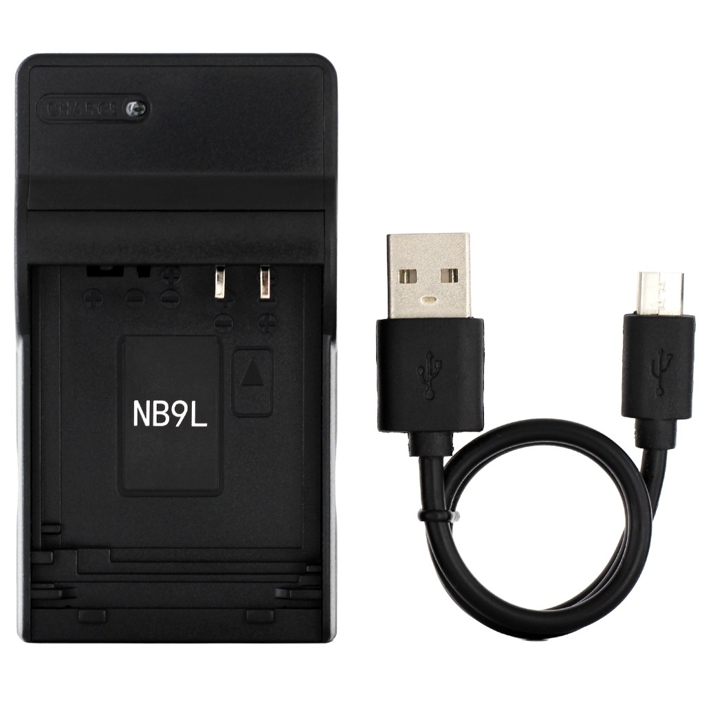 Norifon NB-9L USB Charger สําหรับ Canon IXUS 1000 HS, 1100 HS, 500 HS, 510 HS, IXY 1,3, 50S, 51S