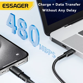 อะแดปเตอร์ Essager Type C เป็น Ios OTG สําหรับ IP 3A USB 2.0 480Mbps