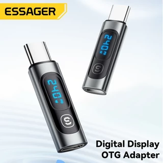 Essager อะแดปเตอร์ทดสอบพลังงาน Type C เป็น Type C 240W รองรับการส่งข้อมูล
