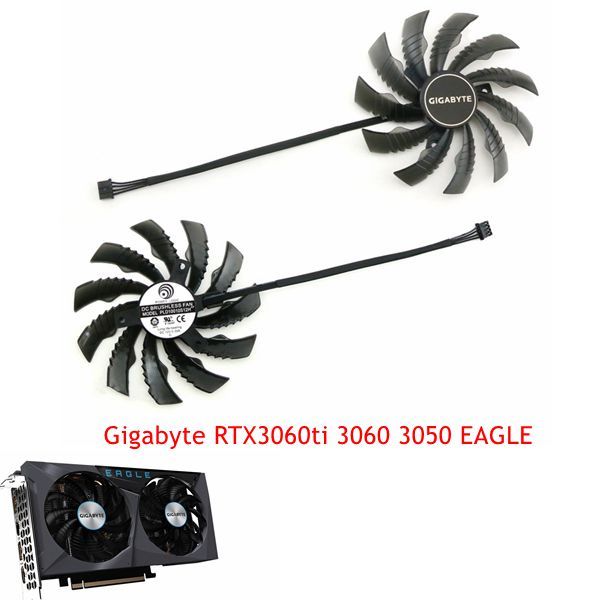 พัดลมระบายความร้อนการ์ดจอ สําหรับ Gigabyte RTX3060ti 3060 3050 EAGLE PLD10010S12H